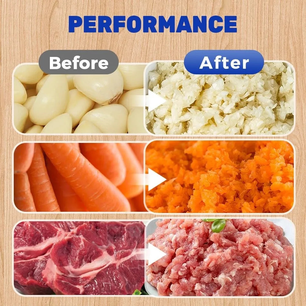 New USB Electric Garlic Chopper Portable 250ml Veggie Chopper 320ml Mini Food Processor Cooking Tool