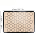 2025 1Pcs HOT SALE NEW Silicone Macaron Baking Mat - for Bake Pans - Macaroon/Pastry/Cookie Making - Professional Grade Nonstick