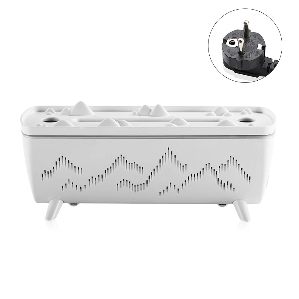 Jellyfish Flames Cool Mist Humidifier with Timer Aroma Diffuser with Night Lights Aromatherapy Diffuser for Bed Room Home Office