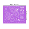 60/40cm Silicone Pad Baking Mat Sheet Kneading Dough Mat for Kitchen Rolling Dough Pizza Large Dough Non-Stick Maker Holder