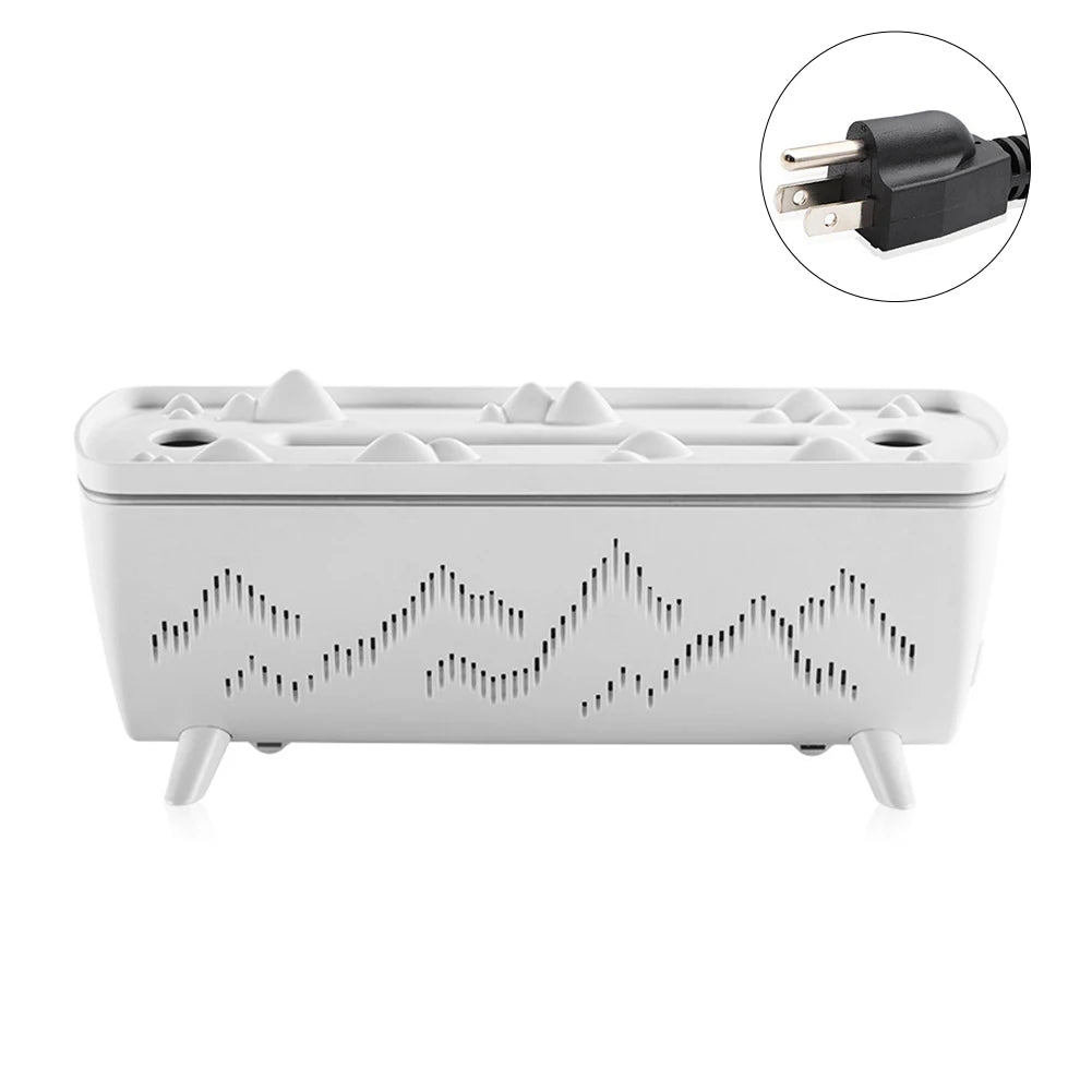 Jellyfish Flames Cool Mist Humidifier with Timer Aroma Diffuser with Night Lights Aromatherapy Diffuser for Bed Room Home Office