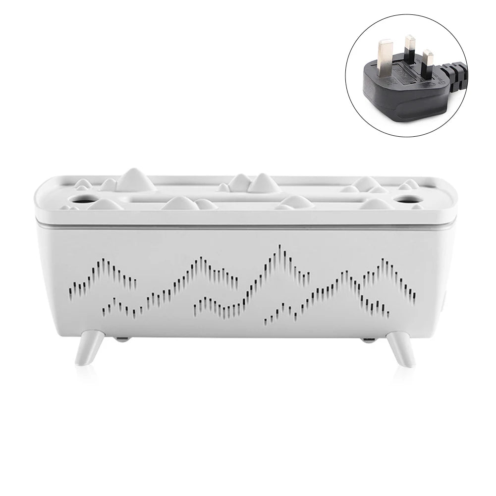 Jellyfish Flames Cool Mist Humidifier with Timer Aroma Diffuser with Night Lights Aromatherapy Diffuser for Bed Room Home Office